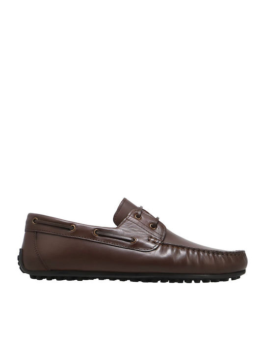 Kalogirou Men's Brown Moccasins