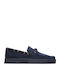 Suede Ανδρικά Loafers σε Μπλε Χρώμα