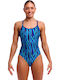 Activewear Swimsuit Blue/Multicolored