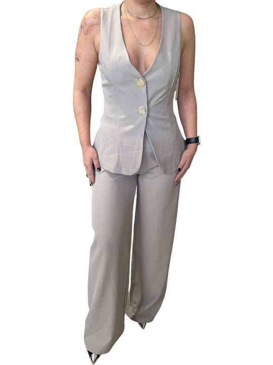 Women's Gray Set with Pants
