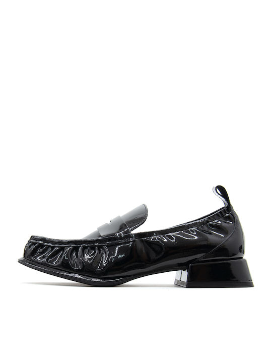 Hugo Kiora Γυναικεία Loafers σε Μαύρο Χρώμα