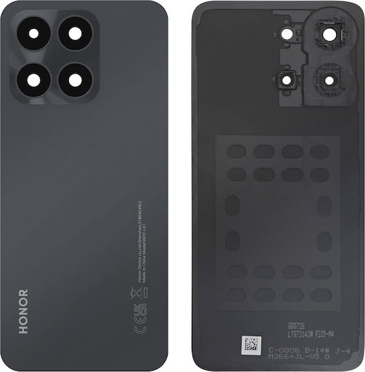 Honor Original Battery Cover Honor X6a Pre-applied Adhesive Noir Minuit
