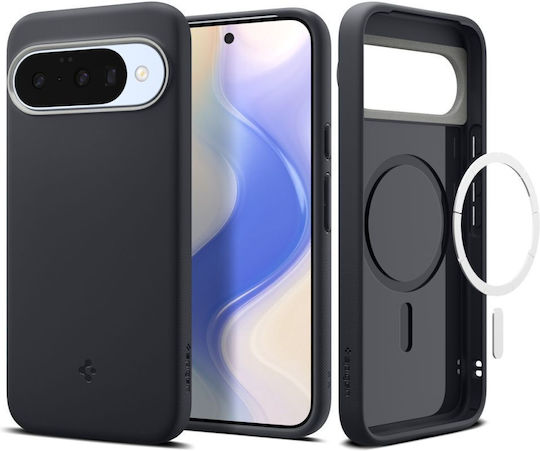 Spigen Nano Pop Mag Umschlag Rückseite Silikon Schwarz (Google Pixel 10 / 10 Pro)