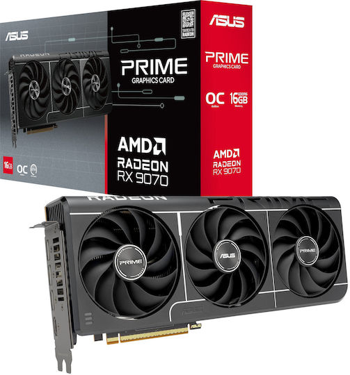 Asus Radeon RX 9070 16GB GDDR6 Prime EVO Graphics Card
