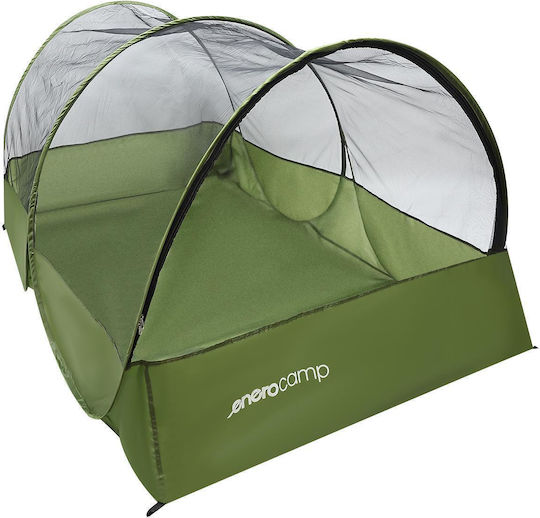 Self-Expanding Tent Insect Net Beach Camping 190x120x95 Cm Green
