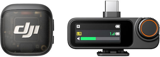 DJI Mic 3 (1 TX + 1 RX) Wireless Δυναμικό Microfon Zbor, Curea