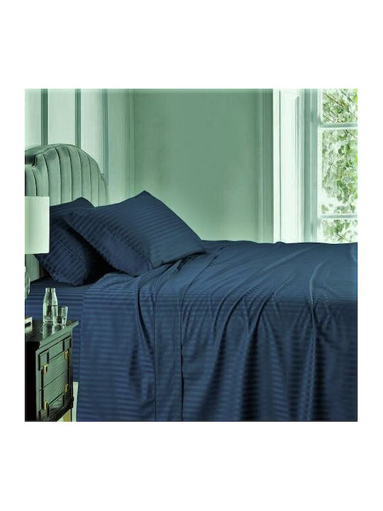 Kotonia Home Cearșaf Single 150x240cm. Navy Blue