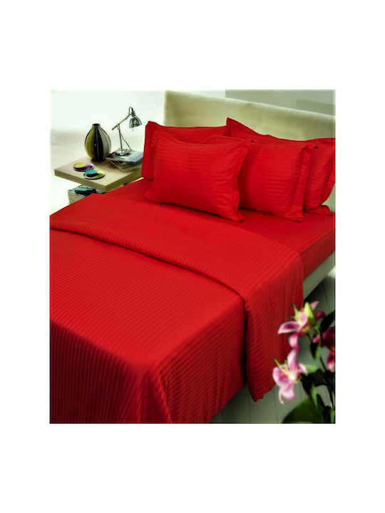 Kotonia Home Cearșaf Single 150x240cm. Roșu