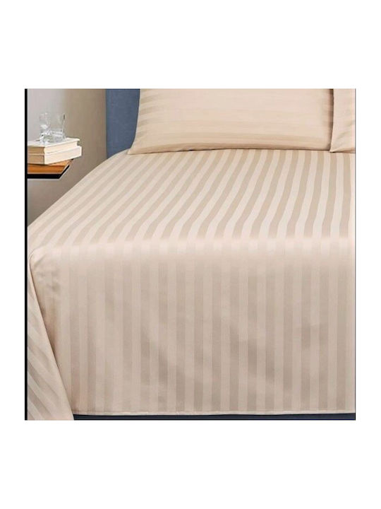 Kotonia Home Cearșaf Single 150x240cm. Cappuccino