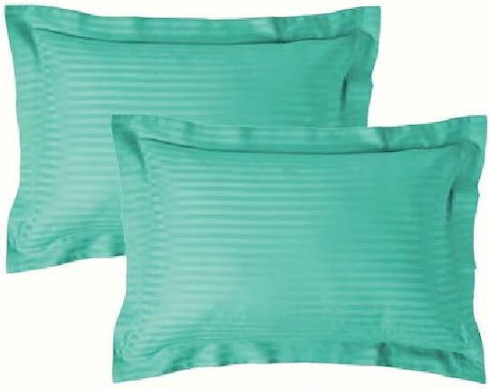 Kotonia Home Set Față de Pernă cu plic de acoperire Mint Green 40x40cm.