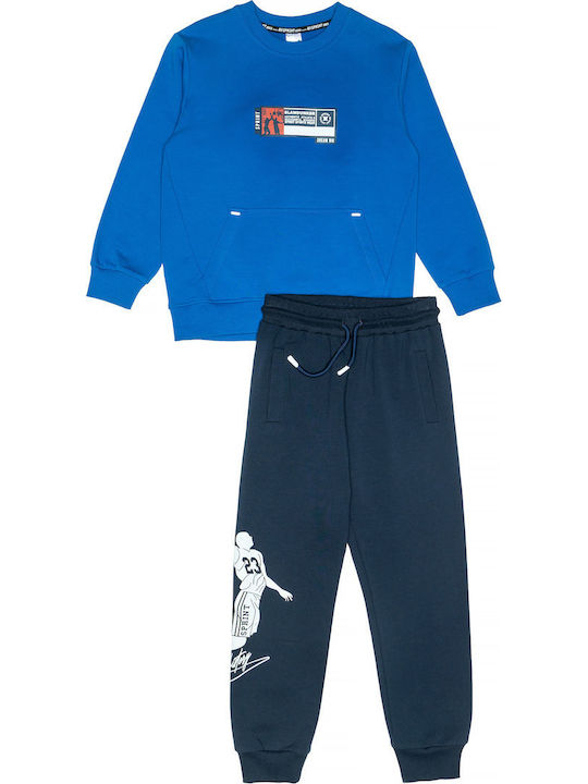 Sprint Kids Sweatpants Set Blue 2pcs