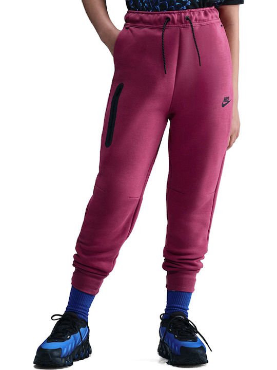 nike tech fleece pants purple