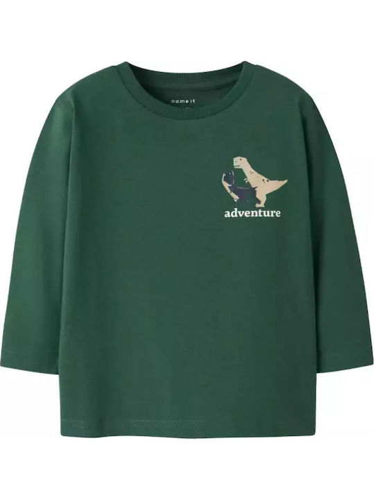 Name It Kids Long-sleeved Green Blouse Gardento...