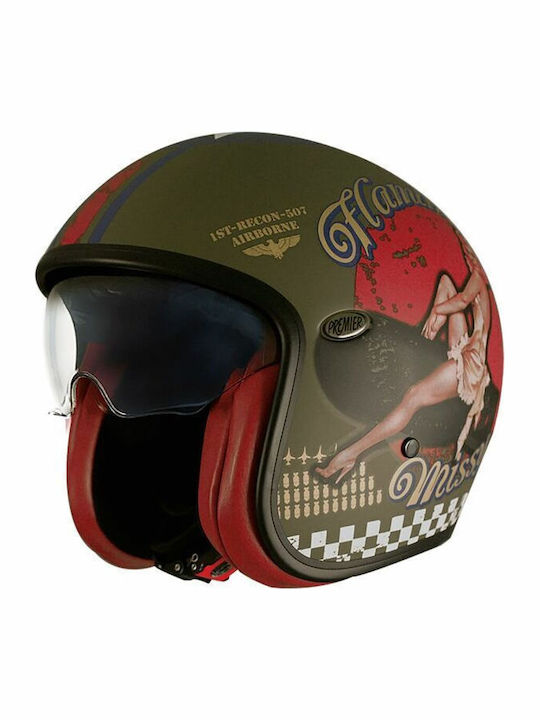 Premier Vintage Motorradhelm Jet ECE 22.06