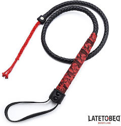 LateToBed Whip in Red Color