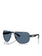 Armani Exchange Мъжки Слънчеви Очила с Сив Метален Рамка и Сини Стъкла AX2012S 609980