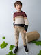 Kinder Schlaghose Cargo Cord gelb