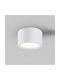 Maytoni Outdoor Ceiling Flush Mount with Integrated LED in White Color C090CL-15W3K-W