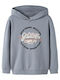 Kinder-Sweatshirt mit Kapuze Blue