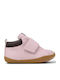 Peu Cami Leather Kids Boots with Zipper Pink