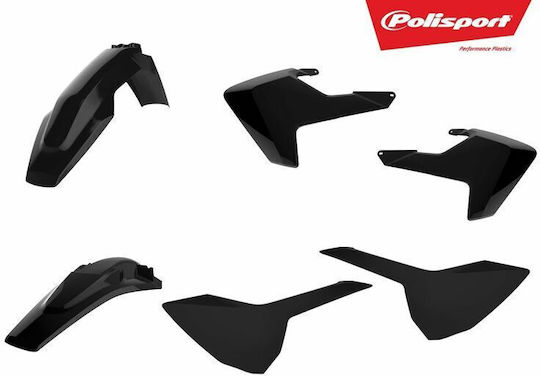 Polisport Σετ Πλαστικά Μοτοσυκλέτας για Husqvarna FE 501 / FE 450 / FE 350 / FE 250 Μαύρο