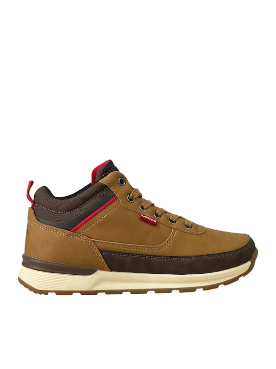 Levi's Ascot Kids Boots with Laces Brown