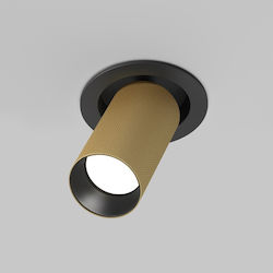 Maytoni Metallic Recessed Spot Black 1pcs