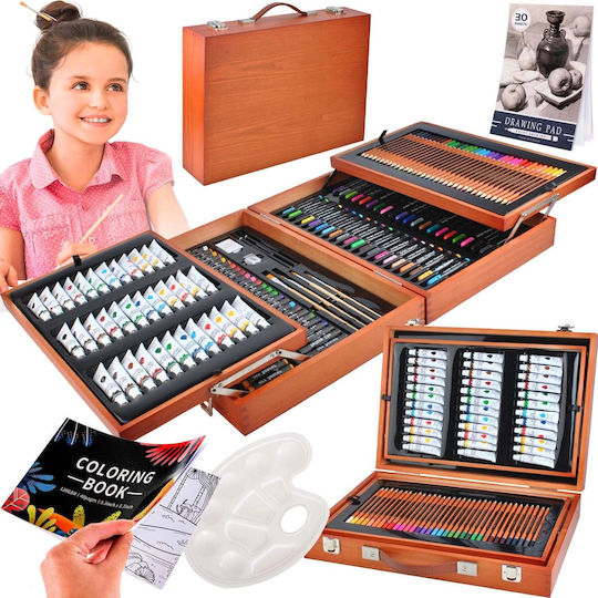 Set de Colorat Lemn 44.5x30cm 174buc