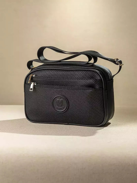 Fragola Damentasche Umhängetasche Black Wool