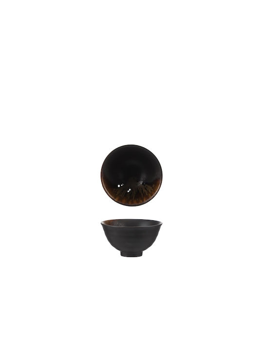 Serving Bowl Round made of Porcelain Brown with Diameter 12cm 6pcs
