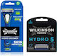 Wilkinson Hydro5 Groomer Set Aparat de Ras Trimmer 4 În 1 + 9 Rezerve