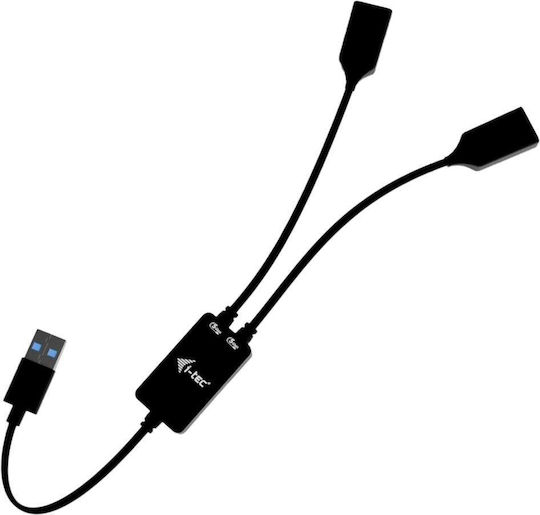 I-tec Hub USB cu Cablu Usb-a 2 Porturi 2x USB-A 3.2 Gen 1