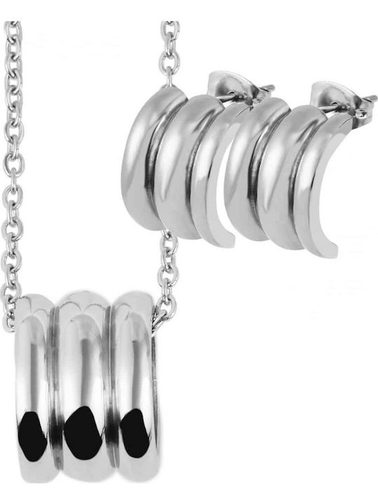 Akzent Schmuckset aus Stahl