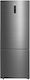 Midea Fridge-Freezer 435lt NoFrost H188xW70xD66.6cm Inox MDRB593FGE46