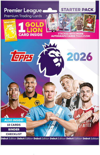 Topps Premier League Стартов Пакет Pl25-02