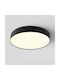 Maytoni Deckenleuchte 40cm Schwarz mit Integrierter LED