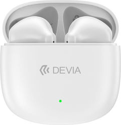 Devia EM404 Lite1 Earbud Λευκά