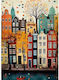 Olympus Diamond Painting "Building Architecture Somewhere in Netherlands" Mosaic "Building Architecture Somewhere in Netherlands" 50x40