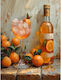 Olympus Diamond Painting "Aperol Spritz Italian Aperitif" Mosaic "Aperol Spritz Italian Aperitif" 50x40