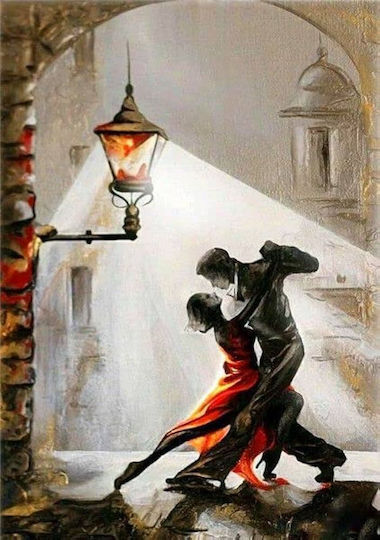 Olympus Diamond Painting "Tango la Paris Pictură Raen" Mozaic cu Pietricele "Tango la Paris Tablou de Raen" 50x70