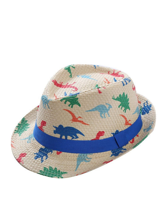 Aquablue Kids' Hat Fedora Straw Beige