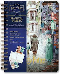 Harry Potter Магически Места 12-Месечен Недатиран Планиращ Дневник Insight Editions Insights