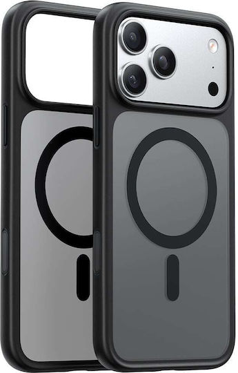 Torras Guardian Magnetic Back Cover Silicon Negru (iPhone 17 Pro)