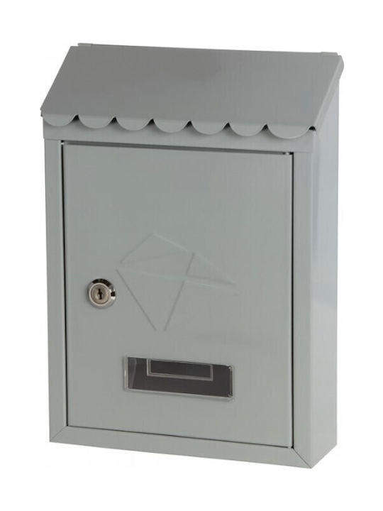 Galifas Außenbereich Briefkasten Metallisch in Gray Farbe 21.7x7x30cm Galifas Außenbereich Briefkasten Metallisch in Gray Farbe 21.7x7x30cm