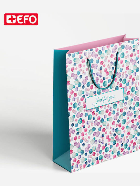 +Efo Tasche für Geschenke Bunt 23x32cm.