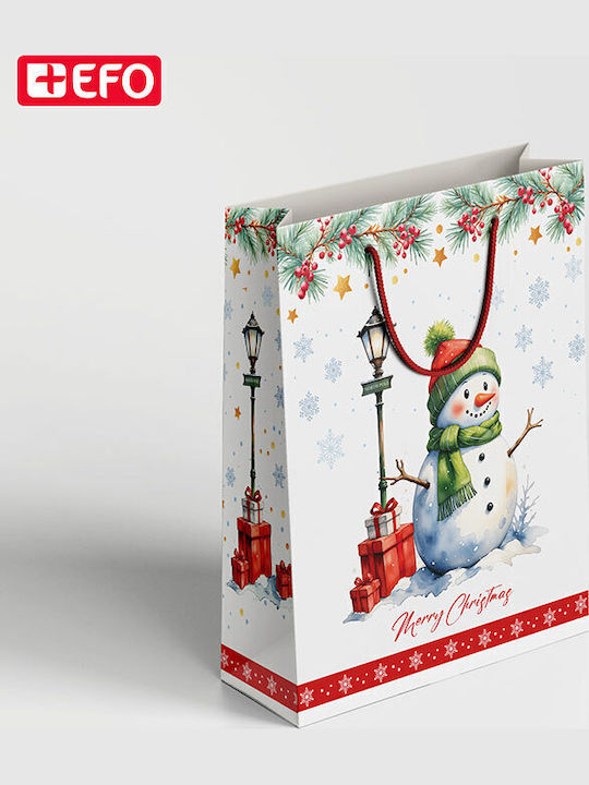 +Efo Christmas Bag for Gift White 32x42cm.