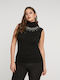Bluze Damă Pulover Fără Mâneci Negru 8404.1009.N.W-black