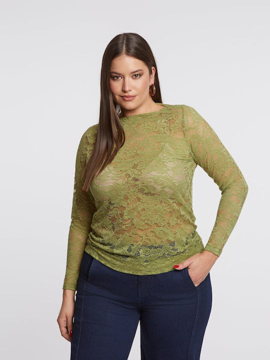 Women's Blouse Long Sleeve Floral Yellow