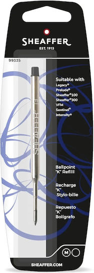 Sheaffer Ανταλλακτικό Μελάνι για Στυλό Medium Μαύρο