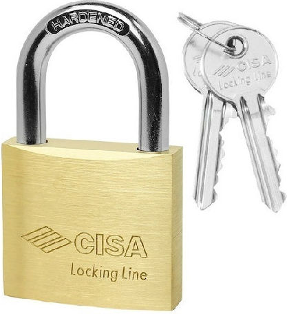 Cisa Ορειχάλκινο Λουκέτο Πέταλο με Κλειδί